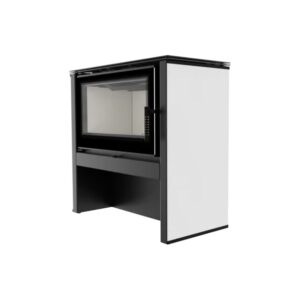 Kratki Juno 12 12kw Wood Burning Stove - White - JUNO/12/B