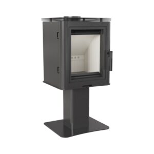 Kratki Koza K5 7kw Wood Burning Stove With Pedestal - KOZA/K5/S/N