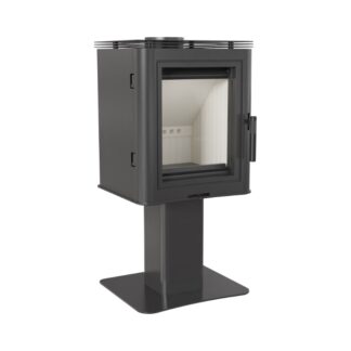 Kratki Koza K5 7kw Wood Burning Stove With Pedestal - KOZA/K5/S/N