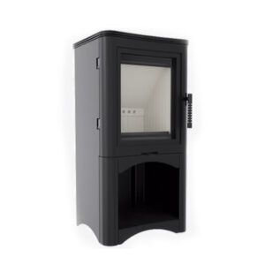 Kratki Koza K5 7kw Wood Burning Stove With Log Store - KOZA/K5/S/W