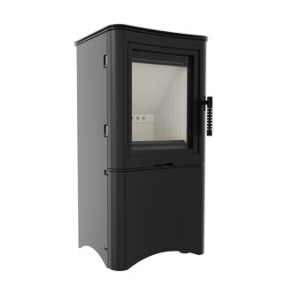 Kratki Koza K5 7kw Wood Burning Stove With Log Store (+ Door) - KOZA/K5/S/W/D