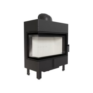 Kratki Lucy 14 14kw Inset Wood Burning Stove With Left Side Glass - LUCY/14/L/BS