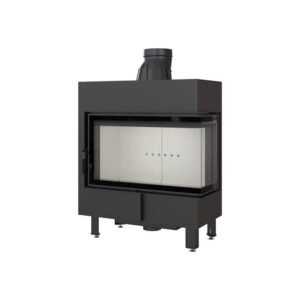Kratki Lucy 14 14kw Inset Wood Burning Stove With Right Side Glass - LUCY/14/P/BS