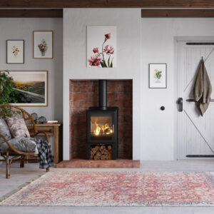 Mendip Loxton 5 MK4 - 5kw Defra Multifuel Stove With Log Store