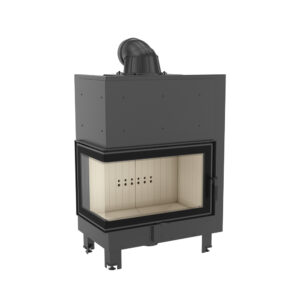 Kratki MBO 15kw Inset Wood Burning Stove With Left Connected Side Glass - MBO/L/BS