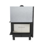 Kratki MBO 15kw Inset Wood Burning Stove With Left Connected Side Glass & Guillotine Door - MBO/L/BS/G
