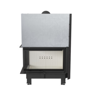 Kratki MBO 15kw Inset Wood Burning Stove With Left Connected Side Glass & Guillotine Door - MBO/L/BS/G