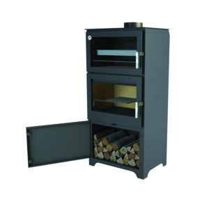 Bronpi Murano-L - 14kw Wood Burning Stove With Oven