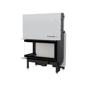 Kratki Nadia 14 14kw Inset Wood Burning Stove With Left Side Glass & Guillotine Door - NADIA/14/L/BS/G