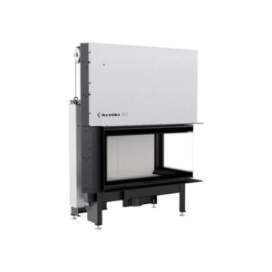 Kratki Nadia 14 14kw Inset Wood Burning Stove With Right Side Glass & Guillotine Door - NADIA/14/P/BS/G