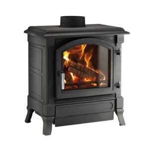Nestor Martin Harmony 23 SE - 5.5kw Defra Multifuel Stove with Nickel Handle - Rear Exit