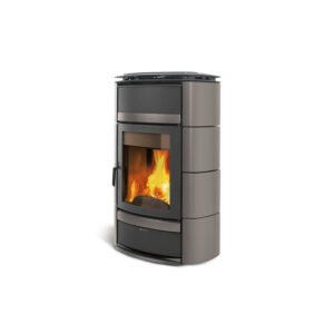 La Nordica Norma S Idro - 19.5kw Wood Burning Boiler Stove - Agate Grey