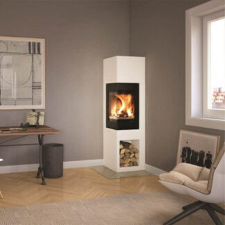 Nordpeis S-31A - 6kw Inset Wood Burning Stove With Odense Surround