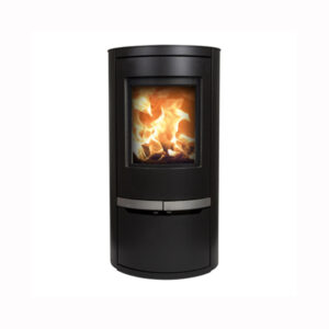 Mi Fires Ovale Low With Door 5kw Defra Wood Burning Stove