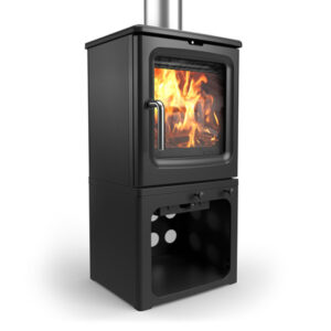Saltfire Peanut 3 Tall - 4.7kw Defra Wood Burning Stove
