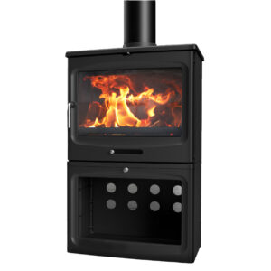 Saltfire Peanut 10 Tall - 10kw Defra Wood Burning Stove