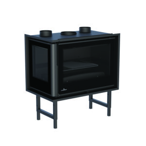 Bronpi Paris 70 Vision - 14.5kw Wood Burning Inset Stove With Left Side Glass