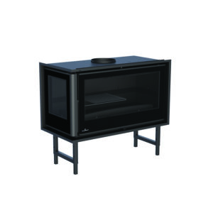 Bronpi Paris 90 Vision - 14.5kw Wood Burning Inset Stove With Left Side Glass