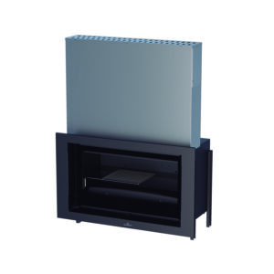 Bronpi Paris 90 Vision - 15kw Wood Burning Inset Stove With Guillotine Door
