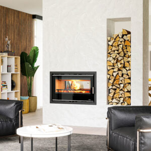 Henley Portimao 900 - 9.3kw Double Sided Inset Wood Burning Stove
