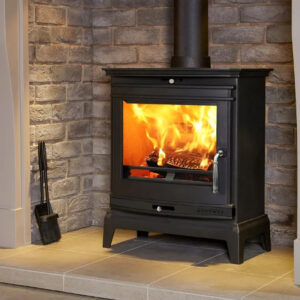 Portway Rochester MK2 7kw Defra Multifuel - Black Trim
