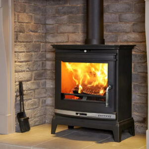 Portway Rochester MK2 7kw Defra Multifuel - Chrome Trim