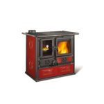 La Nordica Rosa Sinistra Reverse - 8.2kw Wood Burning Cooker - Burgundy