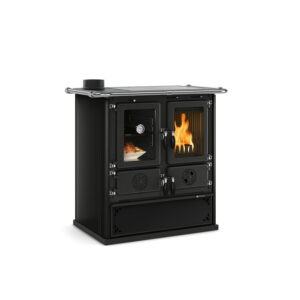 La Nordica Rosetta Sinistra 5.0 Steel - 7.9kw Wood Burning Cooker - Anthracite Black