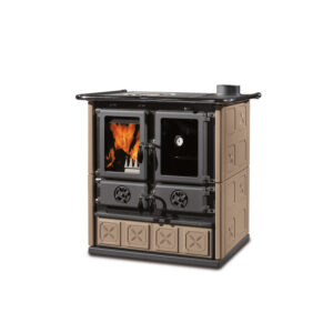 La Nordica Rosetta 5.0 - 7.9kw Wood Burning Cooker - Taupe