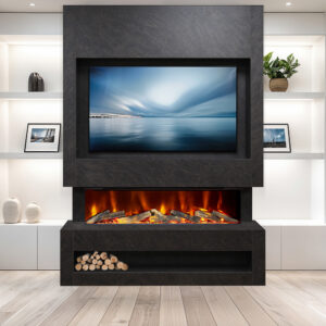 Celsi Electriflame VR S-1250 Media Wall Suite - Cupria Slate