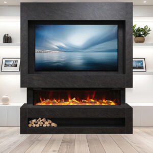 Celsi Electriflame VR S-1600 Media Wall Suite - Cupria Slate