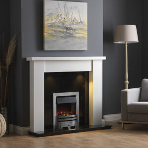 Pure Glow Stanford 48" White Oak Surround