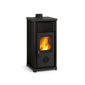 La Nordica Tea - 6.6kw Wood Burning Stove - Anthracite Black