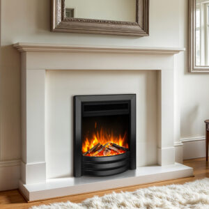 Celsi Ultiflame Ultra Autograph Inset Electric Fire - Black Nickel & Black