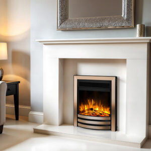 Celsi Ultiflame Ultra SL Autograph Inset Electric Fire - Rose Gold & Black