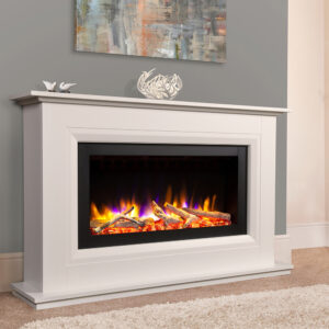 Celsi Ultiflame VR Vega 33" Electric MDF Suite - Smooth White