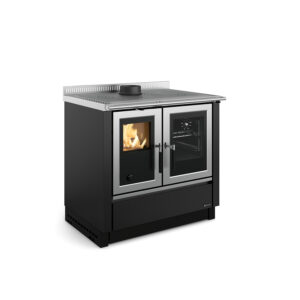 La Nordica Venezia - 8.3kw Wood Burning Cooker - Anthracite Black