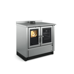 La Nordica Venezia - 8.3kw Wood Burning Cooker - Stainless Steel