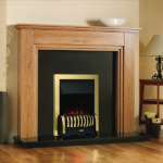 Pure Glow Whitton 54" Natural Oak Surround