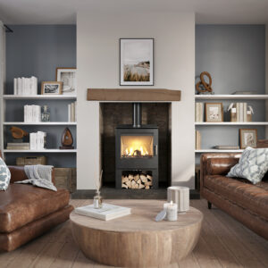 Mendip Woodland DC 5kw Defra Multifuel Stove With Log Store