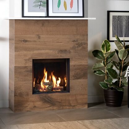 Gazco Riva2 400 - 3.8kw Gas Fire With Black Glass Lining & Conventional Flue - LPG - Image 2