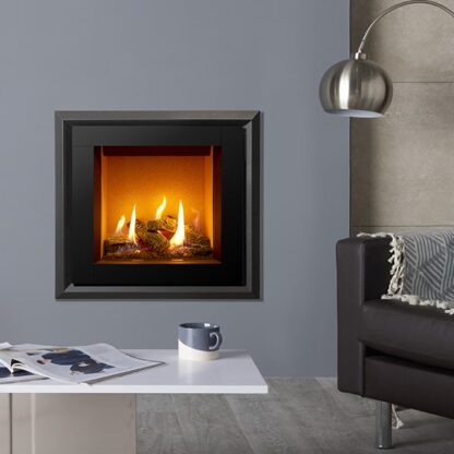 Gazco Riva2 400 - 3.8kw Gas Fire With Black Glass Lining & Conventional Flue - LPG - Image 5