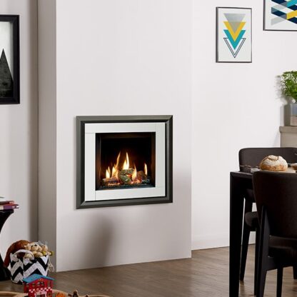 Gazco Riva2 400 - 3.8kw Gas Fire With Black Glass Lining & Conventional Flue - LPG - Image 6