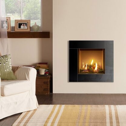 Gazco Riva2 400 - 3.8kw Gas Fire With Black Glass Lining & Conventional Flue - LPG - Image 7