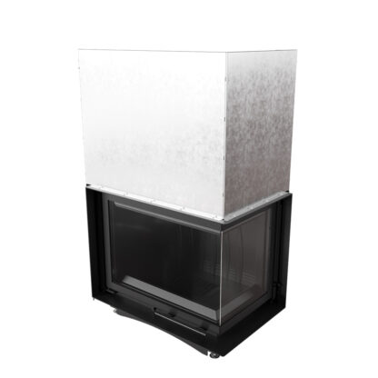 Kratki Amelia 21kw Inset Wood Burning Stove With Right Connected Side Glass & Guillotine Door - AMELIA/P/BS/G - Image 3