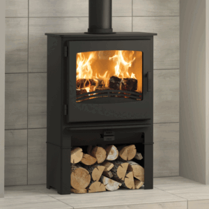 Broseley Evolution Desire Widescreen 5kw Multifuel Stove With Log Store