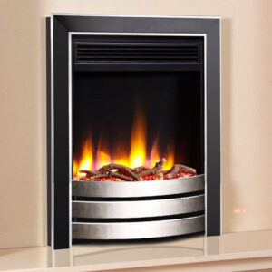 Celsi Ultiflame Ultra Designer 1.5kw Electric Fire - Chrome & Black