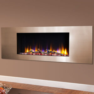 Celsi Ultiflame VR Metz 1.6kw Electric Fire - Satin Champagne