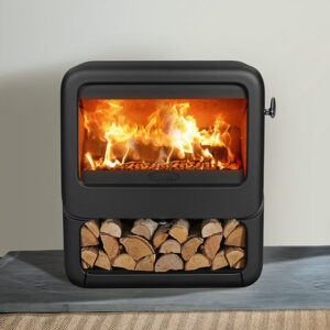 Dovre Rock 500 9kw Wood Burning Stove With Log Store