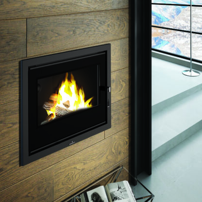 Bronpi Hydrobronpi 80-E Vision 27kw Wood Burning Inset Boiler Stove - Image 2